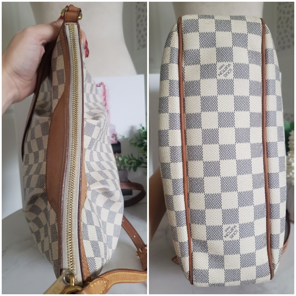 *SOLD* Authentic Pre-owned Louis Vuitton Siracusa PM Damier Azur Crossbody - Picture 6 of 16